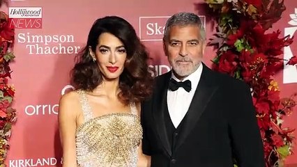 George Clooney Called White House to Defend Wife's Work on Israel Warrants | THR News Video