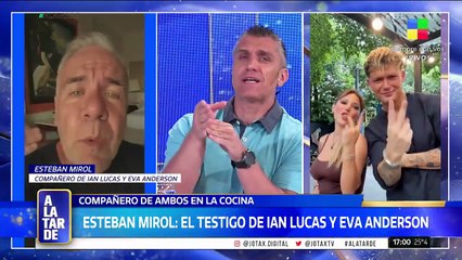 Un ex MasterChef expuso cómo nació el vínculo entre Evangelina Anderson e Ian Lucas: "De entrada..."