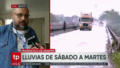 Senamhi señala que habrá lluvias el fin de semana