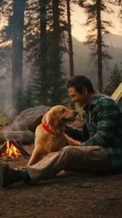 In an inspiring moment, the dog saves his owner! 🐶❤️ #dog #ai #inspiring