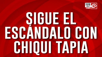 Sigue el escándalo con Chiqui Tapia