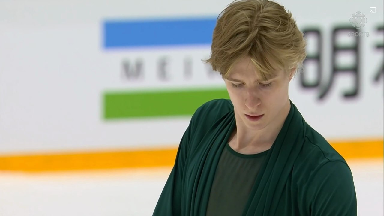 Stephen Gogolev 2025 Trophée Finlandia programme libre (Radio-Canada)