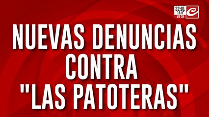 Nuevas denuncias contra "las patoteras"