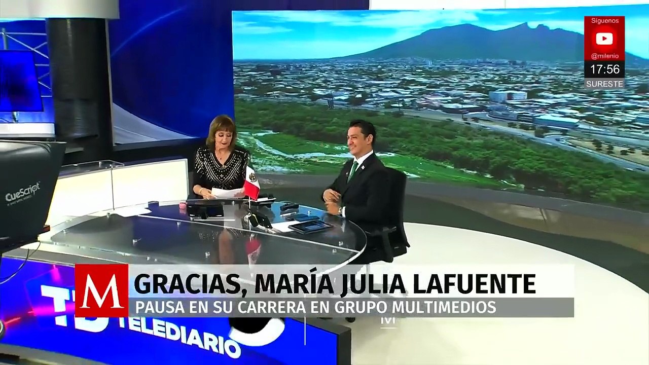 María Julia Lafuente, titular de Telediario Mediodía, pausa su carrera con Grupo Multimedios
