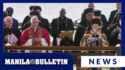 Pope joins patriarchs from East and West at historic Christian site in Turkey to pray for unity