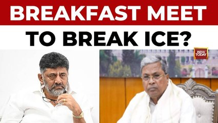 Karnataka CM Siddaramaiah and Dy CM D.K. Shivakumar Hold Breakfast Meet After High Command Intervention