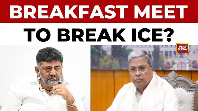 Karnataka CM Siddaramaiah and Dy CM D.K. Shivakumar Hold Breakfast Meet After High Command Intervention