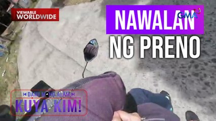 Magkasintahang sakay ng motor, nawalan ng preno sa matarik na daan! | Dami Mong Alam, Kuya Kim!