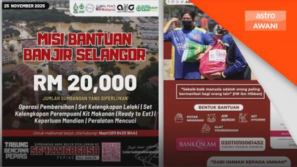 ABIM gerakkan bantuan banjir, 260 sukarelawan terlibat