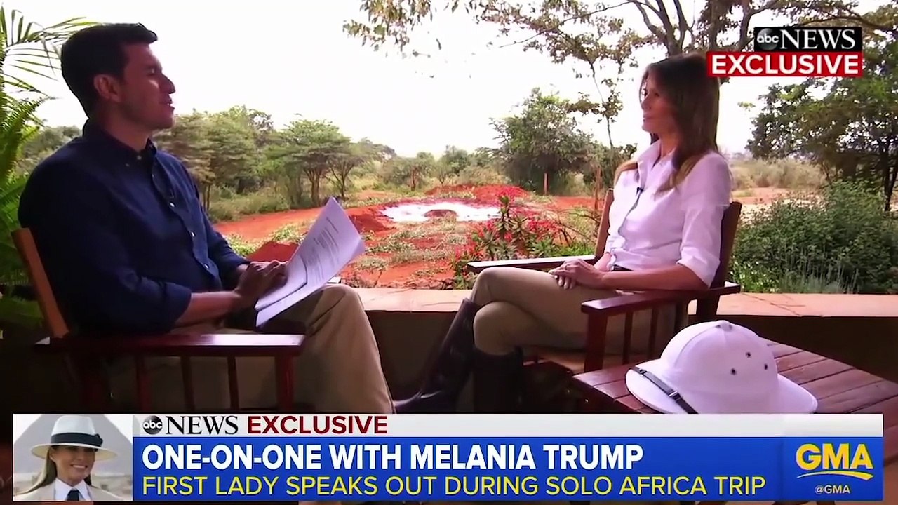 Melania Trump Discusses #MeToo Movement and Bullying on 'Good Morning America' | THR News