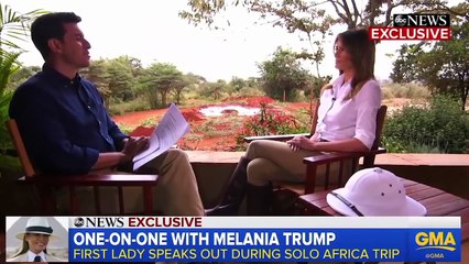 Melania Trump Discusses #MeToo Movement and Bullying on 'Good Morning America' | THR News