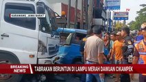 BREAKING NEWS! Tabrakan Beruntun di Lampu Merah Dawuan Cikampek, 1 Orang Meninggal Dunia