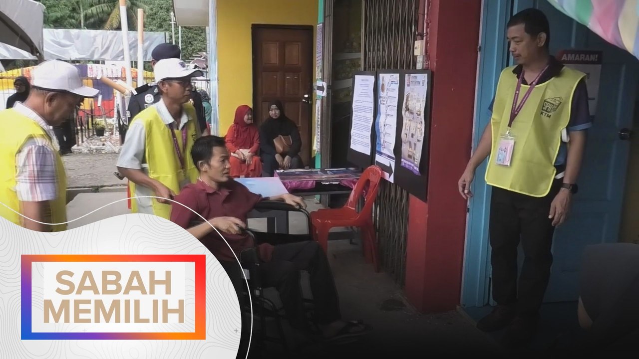 Pengundi Lamag ambil peluang cuaca cerah keluar undi awal