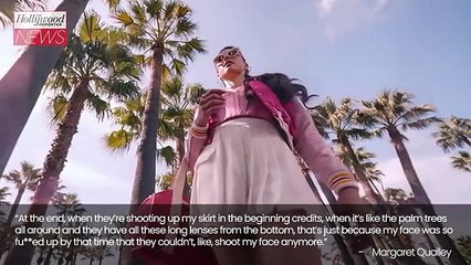 Margaret Qualley Reveals 'The Substance' Prosthetics "F***ed Up" Her Face for a Year | THR News Video