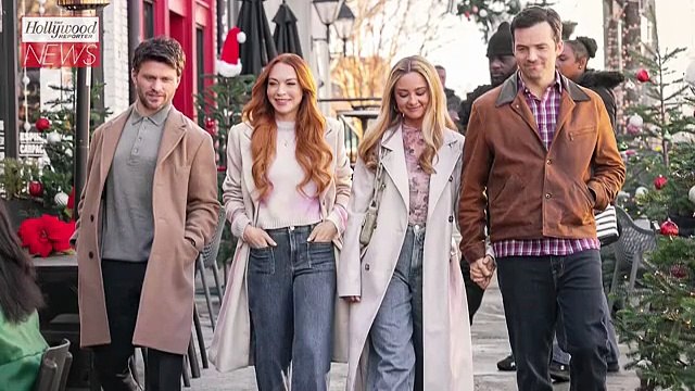 Lindsay Lohan Gets Stuck With an Ex on Christmas in Netflix's 'Our Little Secret' Trailer | THR News Video