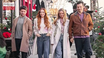 Lindsay Lohan Gets Stuck With an Ex on Christmas in Netflix's 'Our Little Secret' Trailer | THR News Video