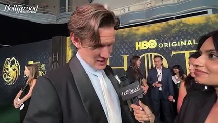 Matt Smith on Not Filming Scenes With Emma D'Arcy in 'House of the Dragon' Season 2 | THR Video