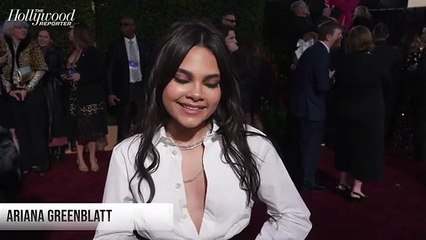 Ariana Greenblatt on Working With Margot Robbie ("A Genius"), Running Into Jennifer Lawrence ("The Coolest"), and Barry Keoghan ("So Beautiful") at the Golden Globes | THR Video