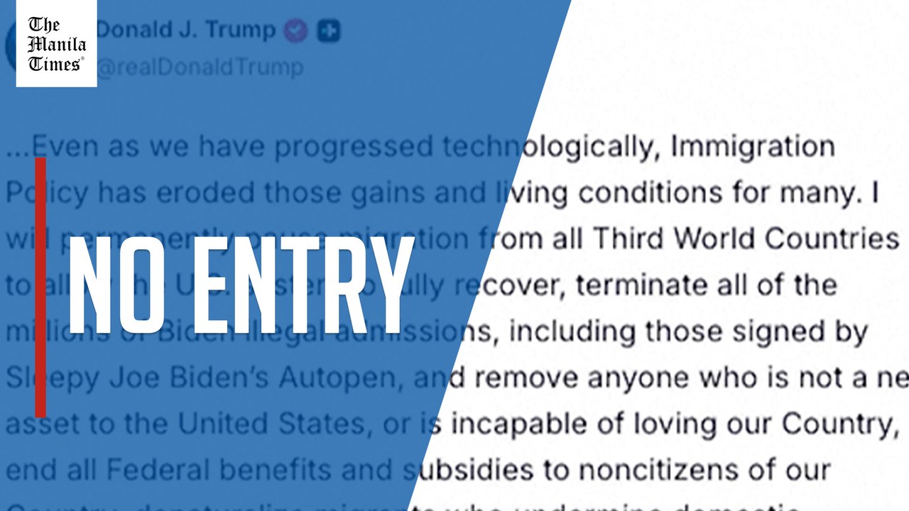 US to permanently pause migration from all 'third world countries'