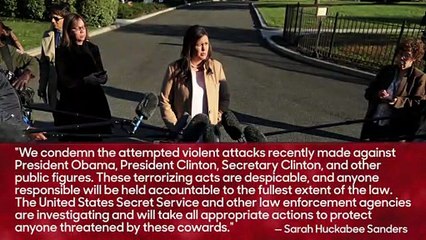 Sarah Huckabee Sanders Criticizes CNN's Response to Bomb Scare | THR News