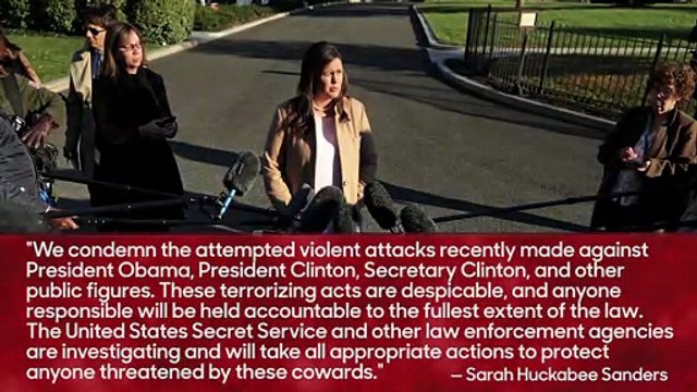 Sarah Huckabee Sanders Criticizes CNN's Response to Bomb Scare | THR News