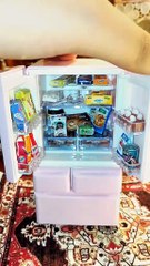 world's smallest Cornetto | setting my miniature refrigerator | satisfying miniature cooking #worl