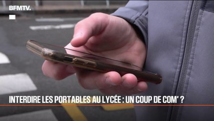 Emmanuel Macron veut élargir l'interdiction du téléphone portable aux lycées