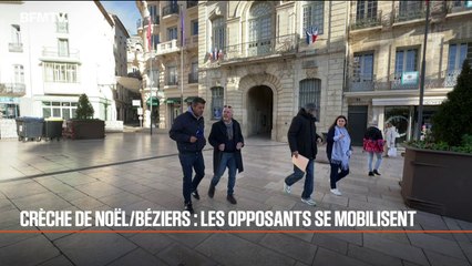 Béziers: des habitants manifestent ce samedi contre l’installation d’une crèche de Noël dans l’enceinte de la mairie