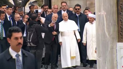 Papa Sultanahmet Camii'ni ziyarete geliyor