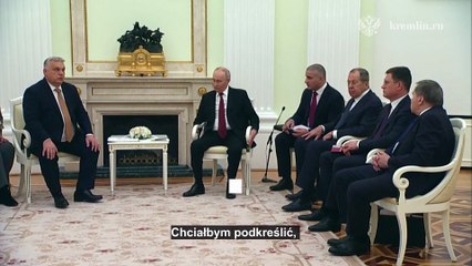 Orbán chce od Putina więcej rosyjskiej ropy i gazu dla Węgier