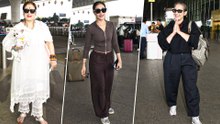 Wonder Women Spotted: Manisha Koirala, Dhanashree Verma & Sunita Ahuja Arrive At The Mumbai Airport!