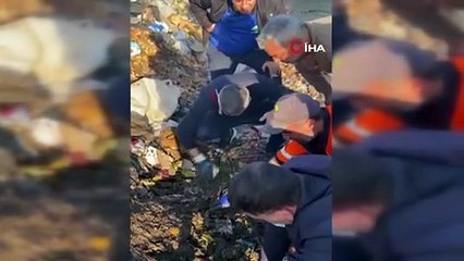 Düşürdüğü 40 gram altın 40 tonluk çöplükte bulundu