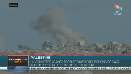 Palestine: U.N. Committee against torture says Israel bombing of Gaza and its blockade constitute torture