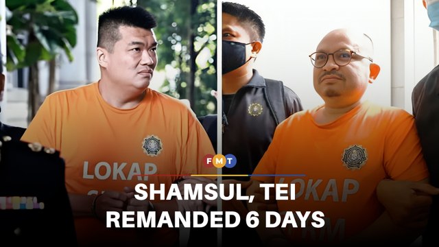 Shamsul, Albert Tei remanded for 6 days