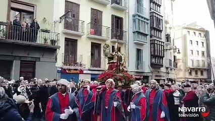 El patrón de Pamplona, San Saturnino, recorre la ciudad