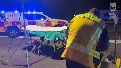 Dos muertos y un herido grave en tres atropellos en una noche negra en las carreteras de Madrid