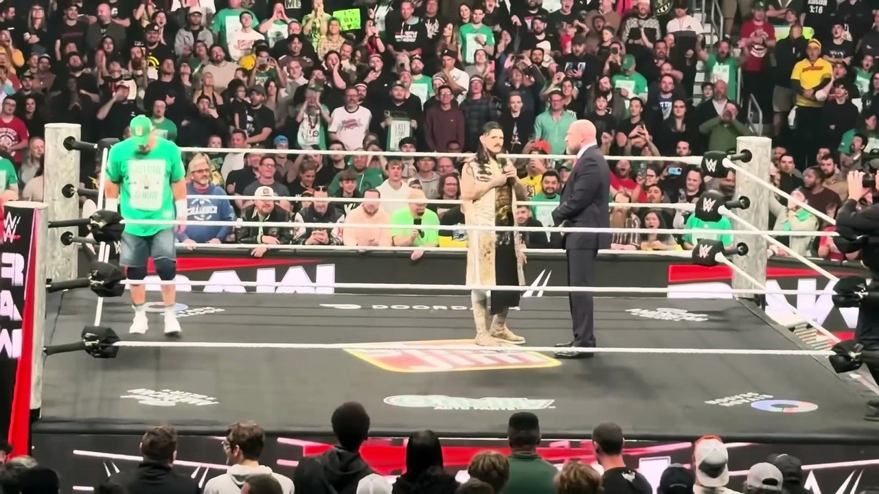 Dominik Mysterio Confronts John Cena, Disrespects Triple H - WWE Raw 11/10/2025