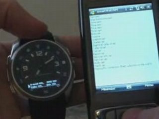 Sony Ericsson MBW-150 Bluetooth Watch and Windows Mobile
