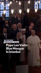 Pope Leo Visits Blue Mosque In Istanbul