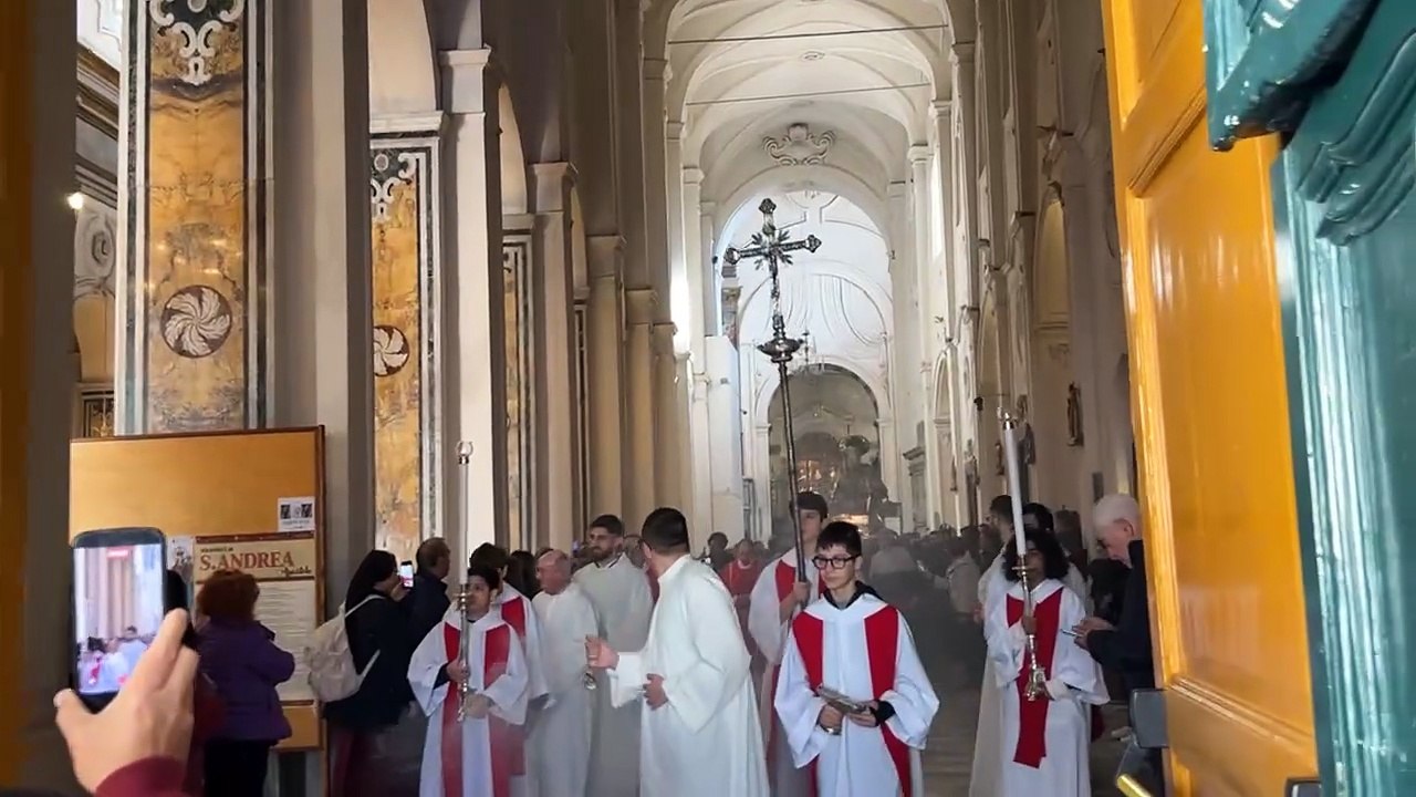 Amalfi (SA) -  L’esposizione della statua di Sant’Andrea apostolo (29.11.25)