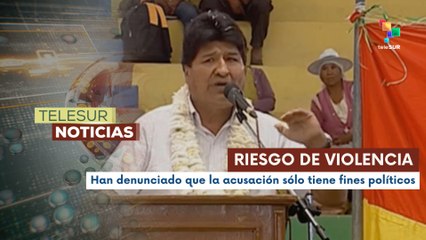 En Bolivia, advierten riesgos si se intenta la detención de Evo Morales