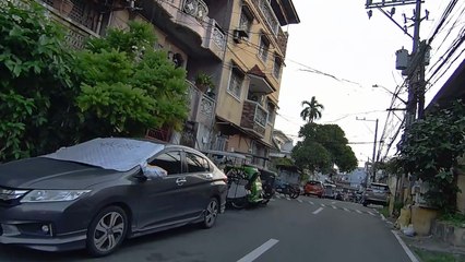 Typical Street on R. Vicencio Street in Mandaluyong City in the Philippines