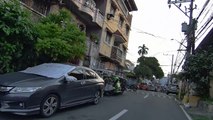Typical Street on R. Vicencio Street in Mandaluyong City in the Philippines