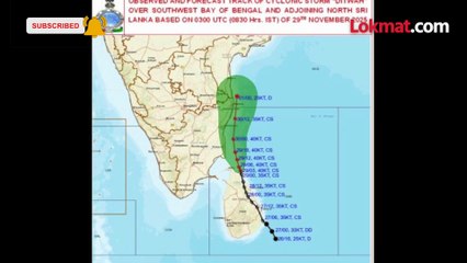 डिटवाह चक्रीवादळाचा कहर, भारतात कुठे अलर्ट?