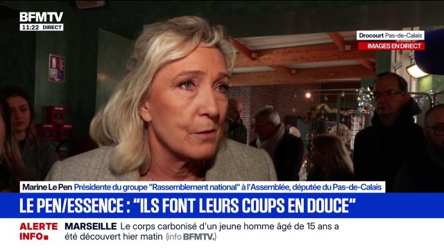 Hausse du prix de l'essence: Marine Le Pen affirme que le gouvernement fait des coups en douce