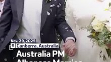 Australia PM Albanese Marries Jodie Haydon