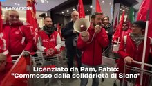 Licenziato da Pam, Fabio: "Commosso dalla solidarietà di Siena"