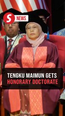 Sultan Nazrin confers honorary doctorate on former CJ Tengku Maimun