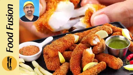 Crispy  Finger Fish Fry Recipe by Asad Memon- Food Fusion