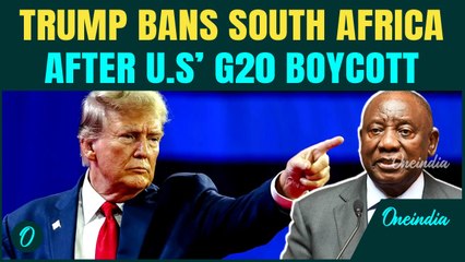 U.S Vs South Africa EXPLODES | Trump UNLEASHES Ban on S.A after G20 Boycott | Ramaphosa RESPONDS